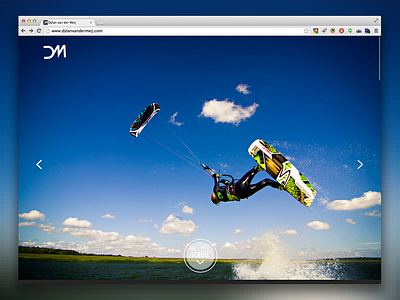 Responsive one page personal website 52project desktop kitesurf mobile onepage responsive surf tablet website