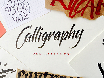 Calligraphy and Lettering sketches