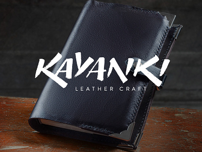 Kayanki Logo calligraphy calligraphy logo design handmade kayanky leather lettering letters logo logotype