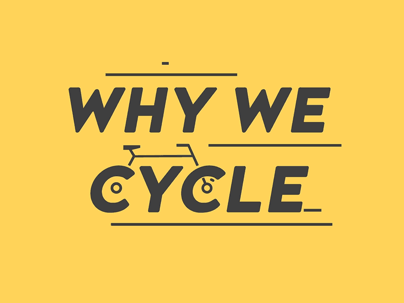 Why We Cycle animation bike bike logo cycle cycling gif logo animation why we cycle