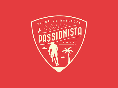 Passionista Logo badge bike cycle logo palm palma de mallorca passionista proposal
