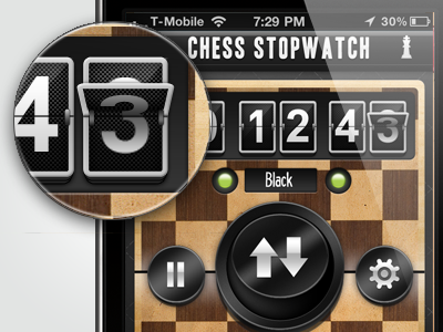 Chess Stopwatch App app chess stopwatch ui