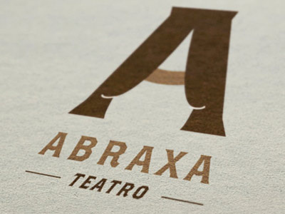 Theatre Abraxa logo identity logo theatre