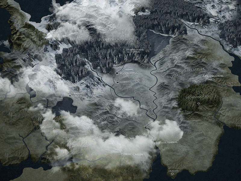 Making of: Game of Thrones'' world map