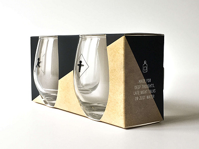 Drinking Glasses drink gift design glasses graphic design labeling packaging product design wording