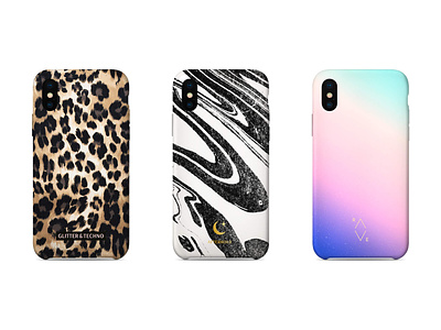 Phone Cases "Wild" gradient graphic graphic design iphone case leopard marbling technique phone case product design techno