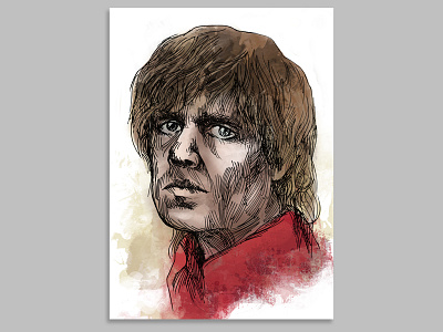 Peter Dinklage digital illustration ink portrait