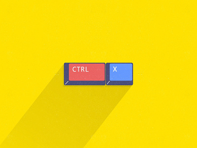 cut button cut flat design icon illustration key keyboard logo paste push