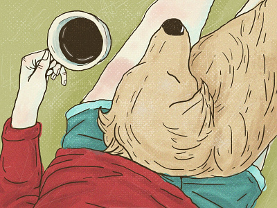 take a nap animal day design illustration lazy lifestyle
