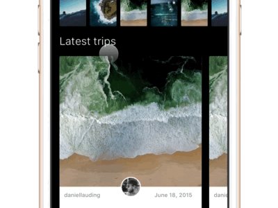 Prototyping trippen.co flows and travelers management app framer photo social travel trippen