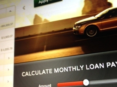 loan calculator backbase calculator lens shine sidebar slider widget