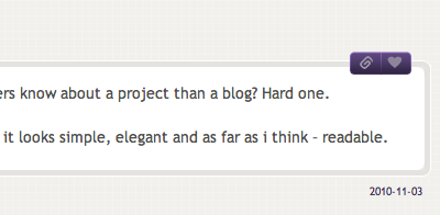 Project blog article blog buttons instinctly