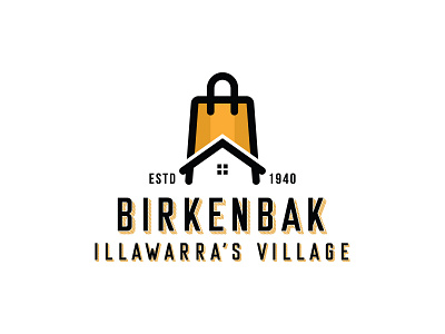 Birkenbak - online shopping village girls guys lineart logo online online shop shopping shopping bag village world