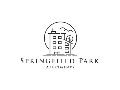 Springfield Park Apartments apartment design field flat group home icon monogram mortgage nature outside park realestate redesign units