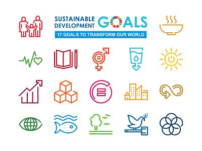 Sustainable Development Goals icon. design development goal graphic design icon icon pack icon set line minimal sign sustainable ui ux vector