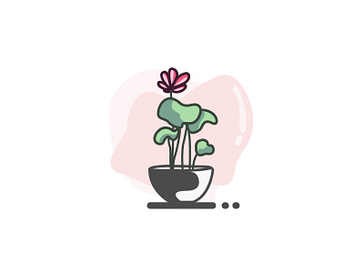 Plant Love flat design illustration ui uiux ux web design