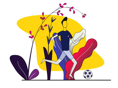 Celebration illustration for France FIFA champion football graphicdesign illustration illustrator typography ui ux webdesign