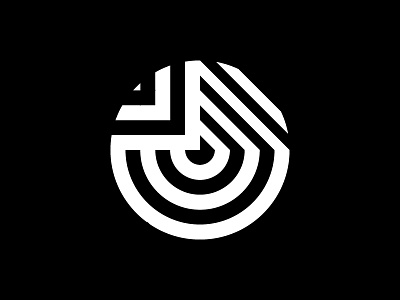 LOGO black black and white black logo circle circle logo creative design geometric geometry logo logos white