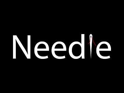 Needle needle typography