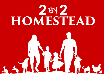 2by2homestead Logo blog family homesteading