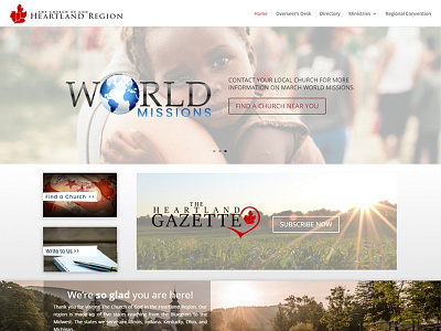 The Church of God - Heartland Region church website wordpress
