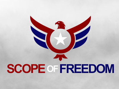 Scope of Freedom design eagle freedom logo logodesign news scope united states
