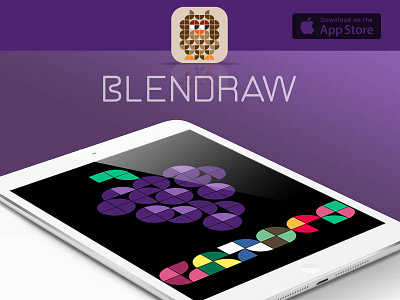 Blendraw iOS app calligraphy design game ios logo logo design mobile app typeface typography ui ux