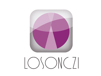 Losonczi Hair Salon app logo brand identity branding logo logo design typography