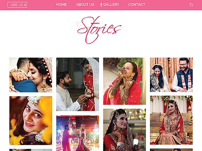 Stories Webdesign - Gallery page