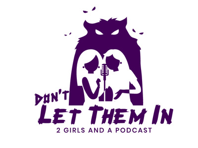 Dont let them in - Logo Design design horror logo mascot logo podcast purple