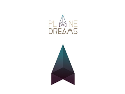 PLANE DREAMS - Paperplane One branding design illustrator logo pixelperfect