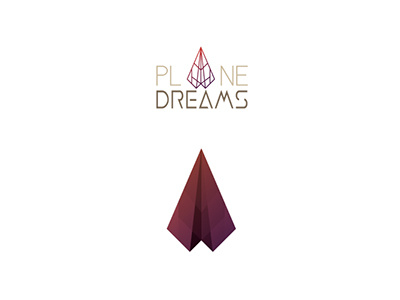 PLANE DREAMS - Paperplane Three branding illustrator logo pixelperfect