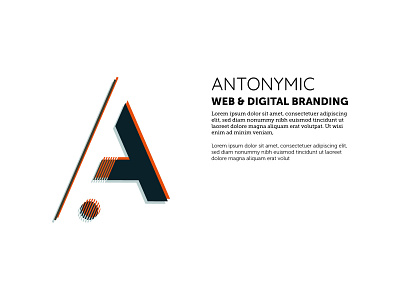 A - antomymic.ch logo branding design illustrator logo pixelperfect