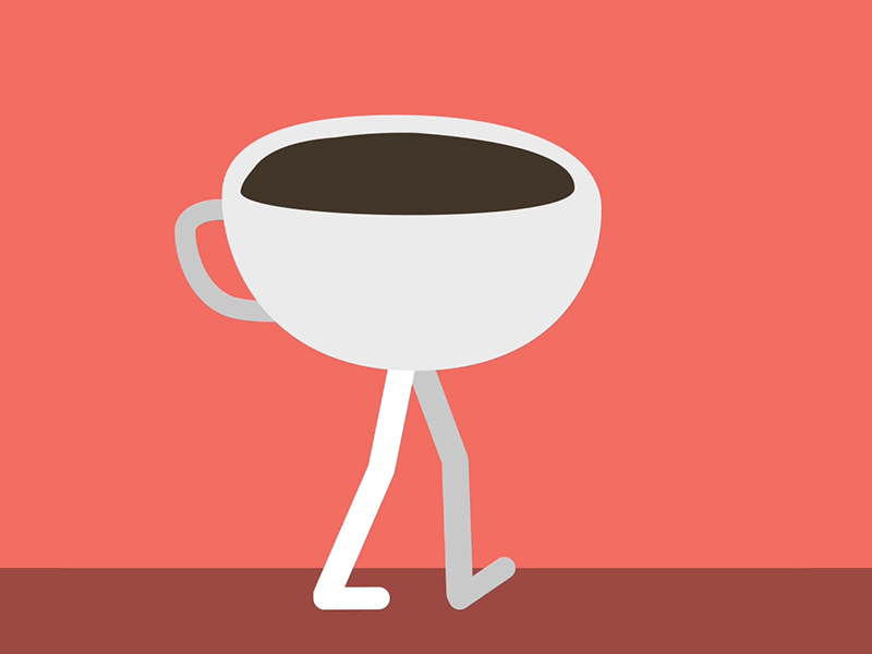 Walking Coffee Cup
