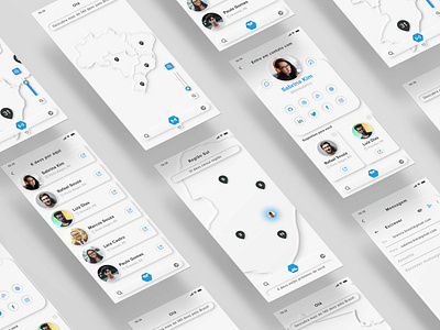 DevsBR - Social App app app design design devs digital design neomorfism neomorphic social social app social apps ui ui design xamarin