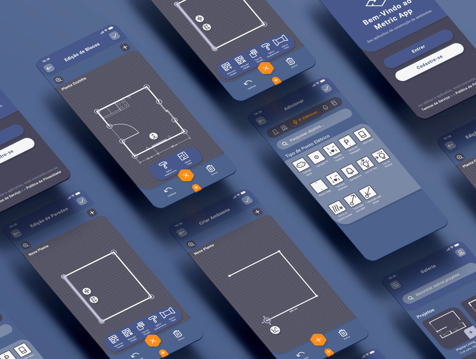 Metric Planner - Architecture App by Camila Castilhos on Dribbble