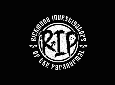 RIP branding creative design ghost graphic design illustration logo logo design r.i.p rip vector