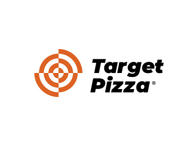 Target Pizza branding coffee logo creative design graphic design illustration logo logo design typography vector