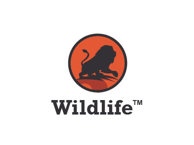 Wildlife™ animal logo lion logo logo design thirtylogos wildlife™
