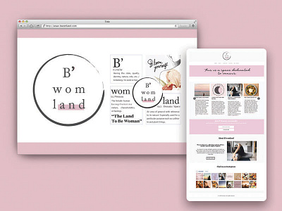 Branding and website for Bwomland