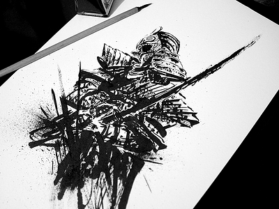 Samurai army blood chinese dark side japanese man samurai sword tinta china war warrior weapon