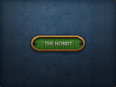 The Hobbit button