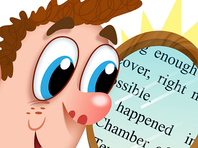 Spots for Scholastic Scope childrens publishing digital humor illustration joe rocco whimsical