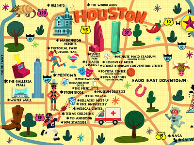 Map of Houston