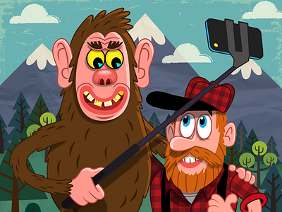 Bigfoot Selfy from the book "What If?" by Nat Geo Books