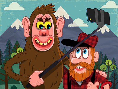 Bigfoot Selfy from the book "What If?" by Nat Geo Books