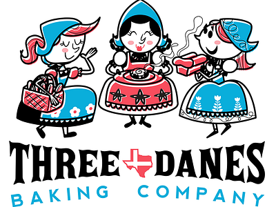 Three Danes Baking Company Logo (Final Set)