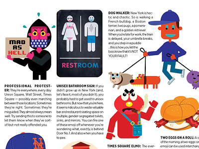 30 Useful Emoji for New Yorkers (Page 3) design emoji humor illustration joe rocco whimsical