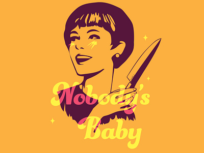 Nobody's Baby illustration vector