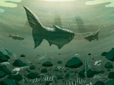 Salmon Gone illustration